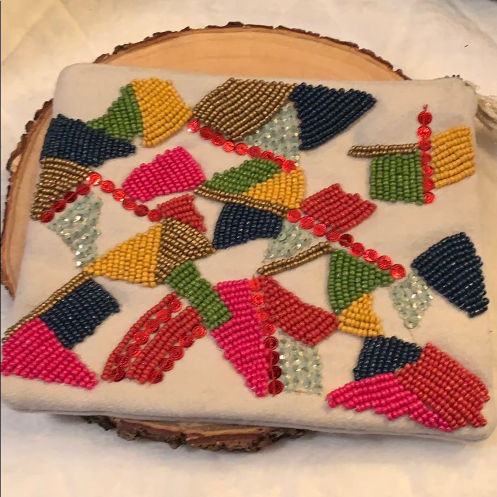 Fancy beaded clutch!